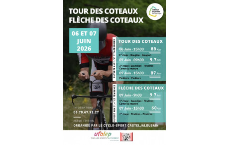 Tour des coteaux les 6 et 7 JUIN
